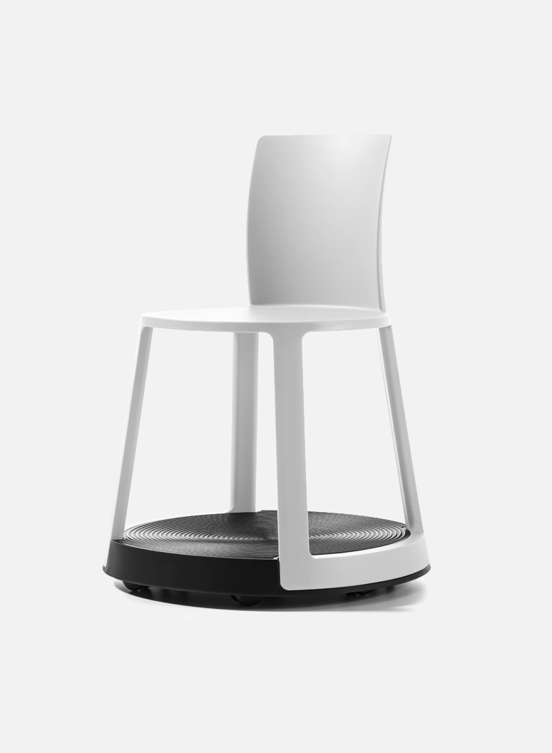 Revo Eco White - An original smart chair for office, smart office, laboratory.