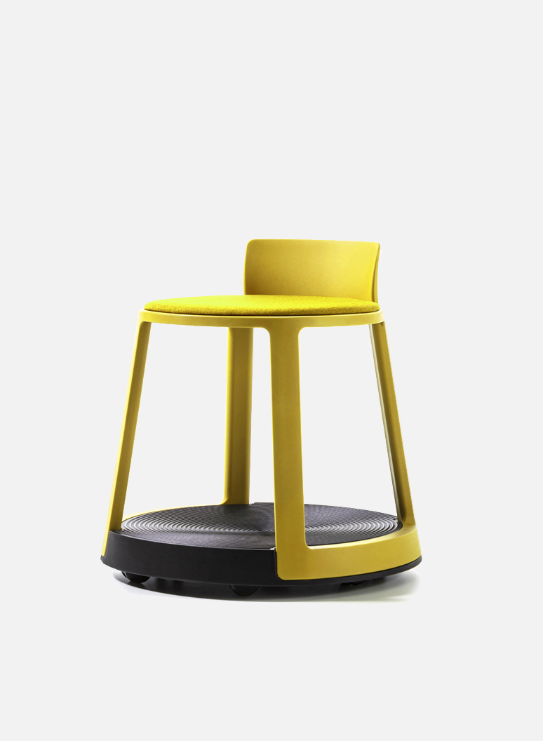 Revo Eco Mustard - An original smart chair for office, smart office, laboratory.
